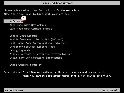 Windows Advanced Boot Options