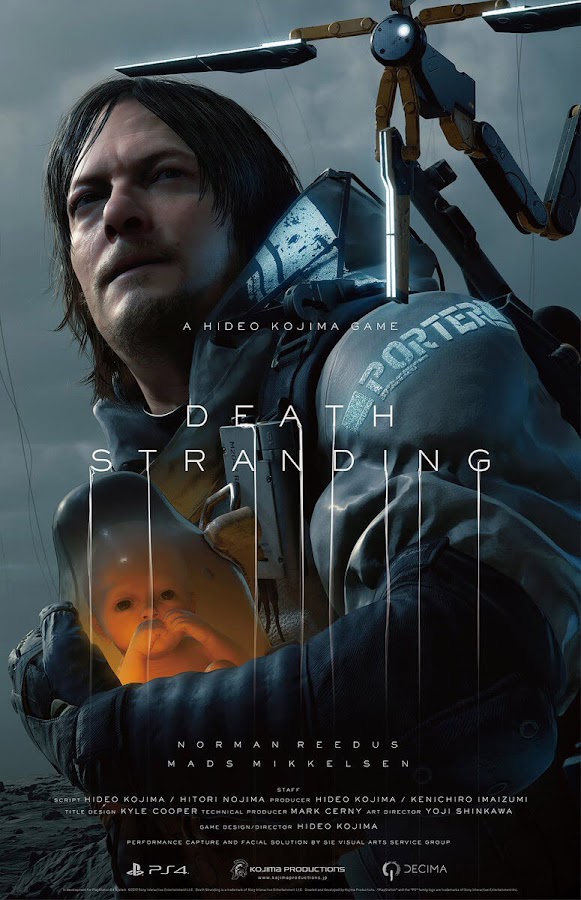 norman reedus death stranding poster