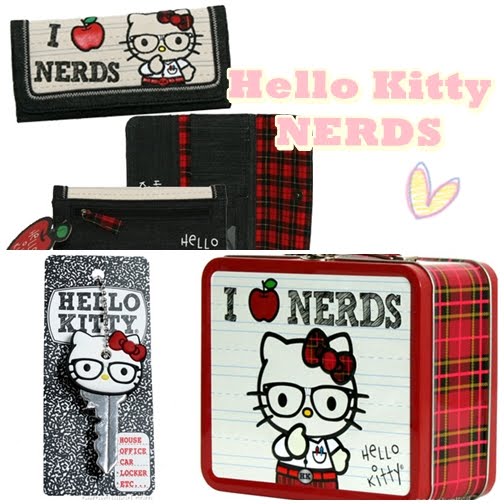 Called, "I love Nerds", this series includes a wallet, lunch box, 