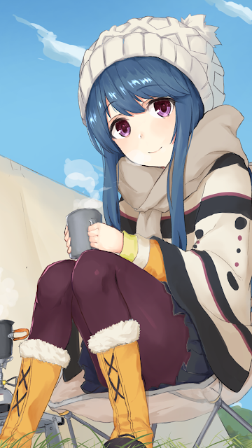 Wallpapers HD Anime Yuru Camp for Android and Iphone