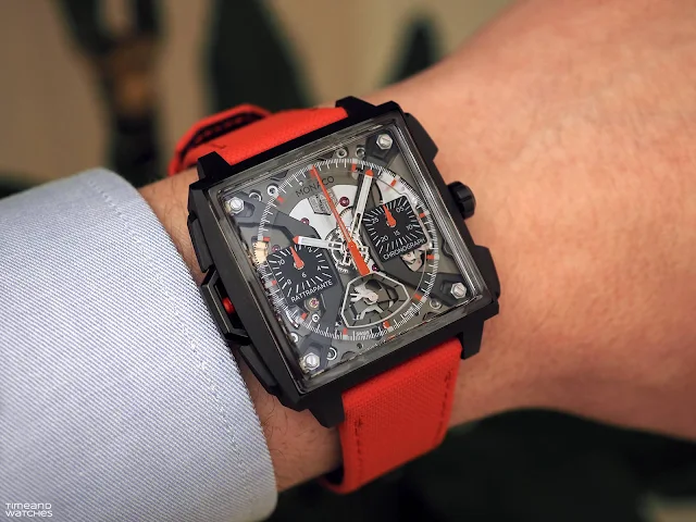 TAG Heuer Monaco Split-Seconds Chronograph wrist shot