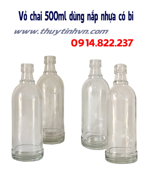 Chai thủy tinh 500ml tại Hà Nội
