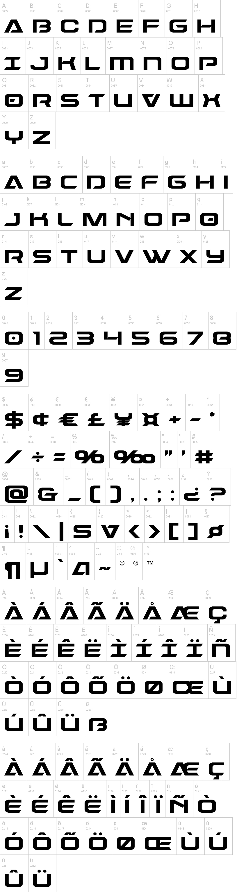 tipografia dameron abecedario alfabeto
