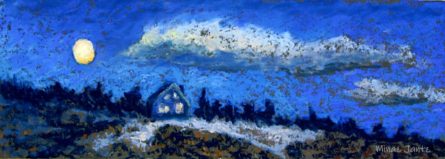 Moon Crescendo in Seaforth by Minaz Jantz (Pastel)