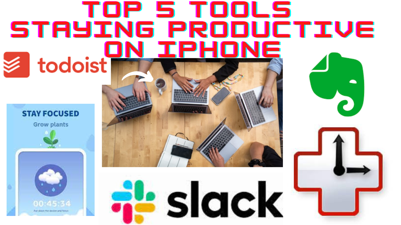 Top 5 tools for staying productive on iPhone