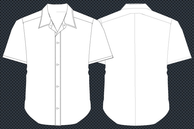 Mens Blank Dress Template for Office Work