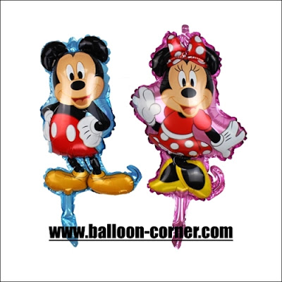 Balon Foil Mickey Mouse & Minnie Mouse Mini