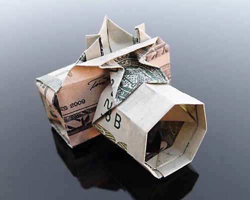 Magnifique Origami Dollar par Craig Sonnenfeld
