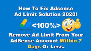 How To Fix Adsense Ad Limit Solution