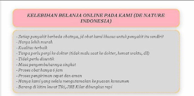 kelebihan belanja pada denature indonesia