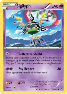 Sigilyph BREAKpoint Pokemon Card