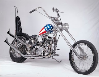 EASY RIDER MOTORCYCLE - EASY RIDER PETER FONDA - EASY RIDER BIKE -Chopper Captain America / Harley Davidson Easy Rider - Easy Rider Bike - Easy Rider Motorcyle- CHOPPER HANDMADE