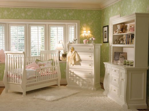 دکوراسیون اتاق کودک با تخت و کمد مدل 