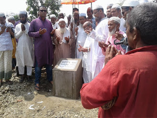 কানাইঘাট জুলাই জামেয়ার নতুন ভবনের ভিত্তি প্রস্তর স্থাপন