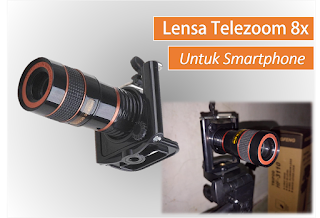 Lensa Telezoom untuk Smartphone, Hasil Fotonya bisa Bokeh Lho...