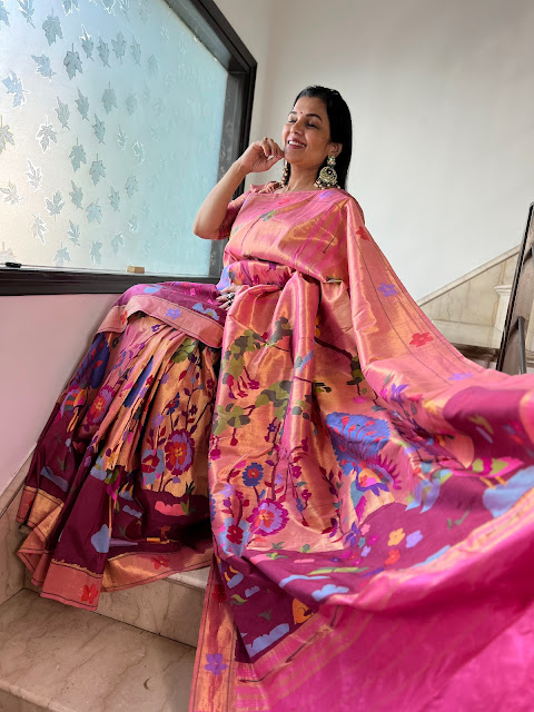 jamdani paithani saree