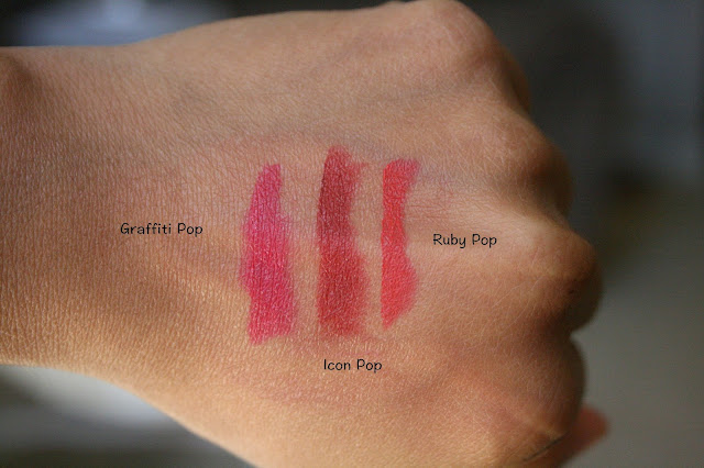 Clinique Pop Matte Lip Color + Primer Swatches