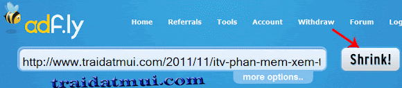 Tham gia kiếm tiền với Adf.ly bằng hình thức rút gọn link