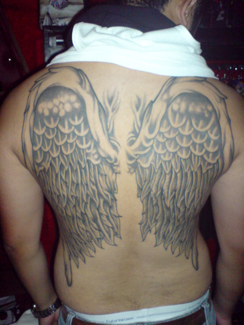 David Beckham Tattoo Sleeve david beckham guardian angel tattoo