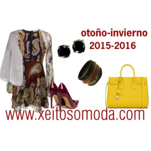 imagen look vestido con abrigo terciopelo