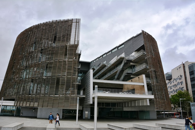 Modern buildings of Barcelona Barceloneta