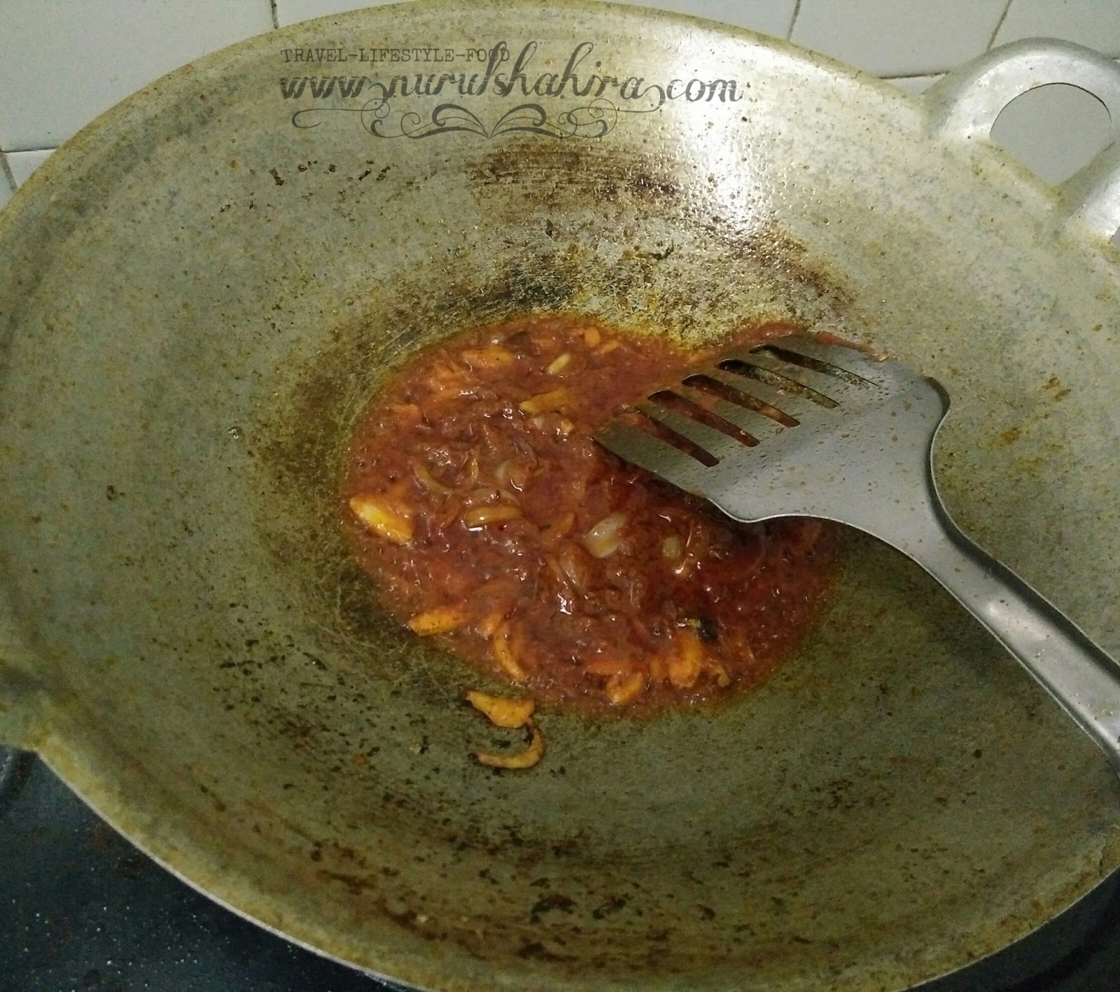 Sambal Tumis Sardin Style Kampung Abah - nurulshahira.com