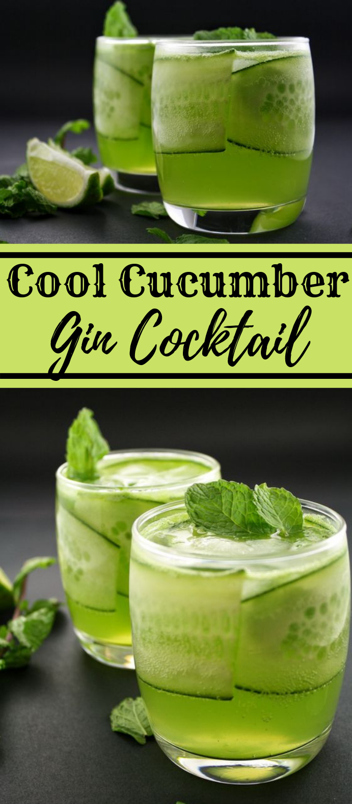 Cool Gin and Cucumber Cocktail #drinks #cooldrink