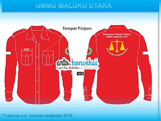 Desain Kemeja PDL Lengan Panjang