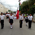 Nada que conmemorar. Corto y sin gente desfile por Independencia en Playa del Carmen