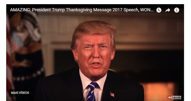Trump resgata tradição no Dia de Ação de Graças e convida a lembrar “das bênçãos e da glória de Deus”