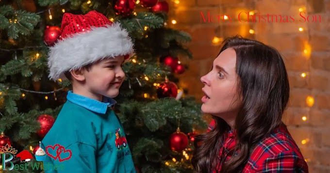 We wish you a Merry Christmas Son
