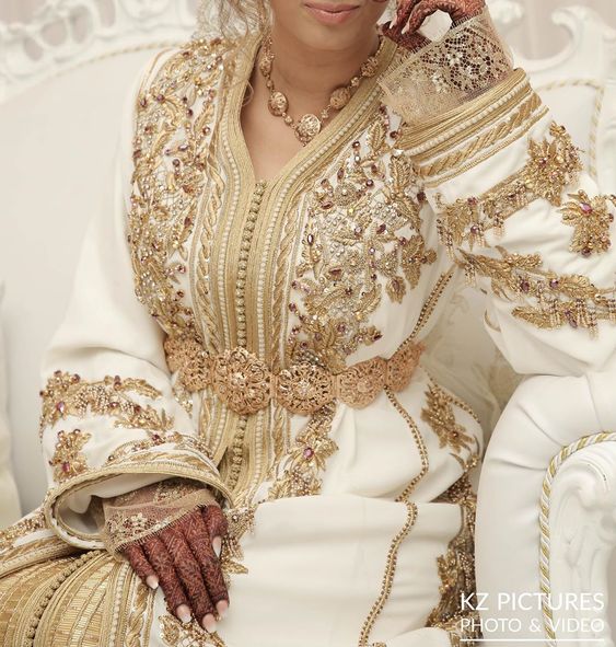 caftan blanc mariage haute couture paris