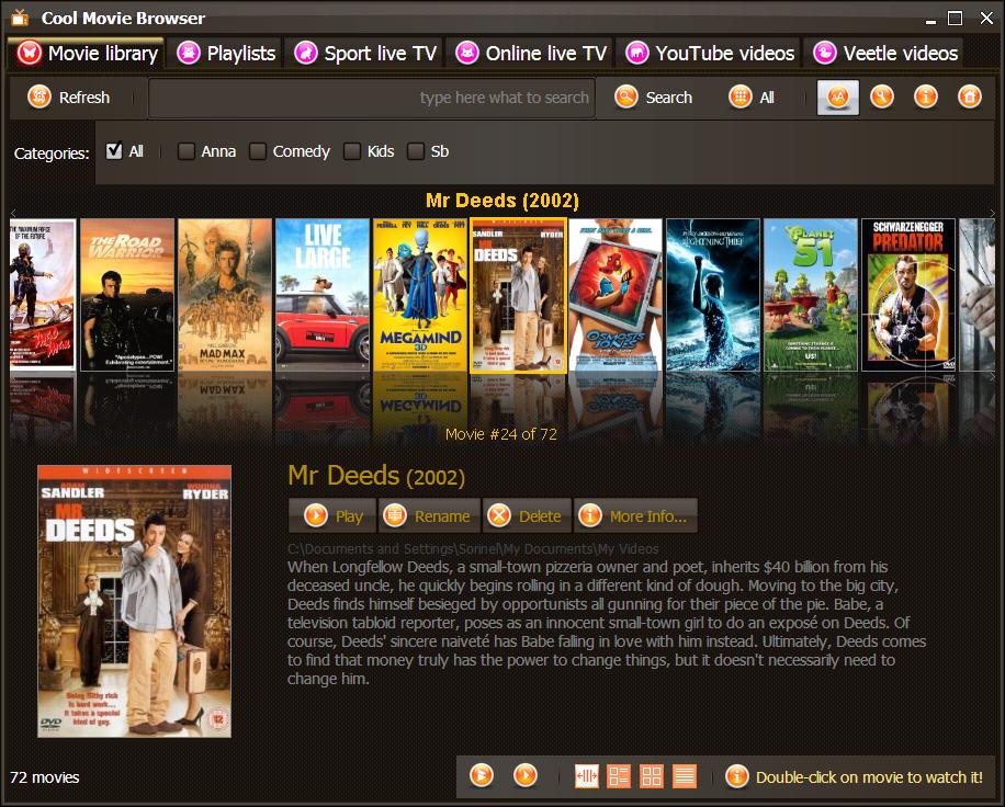 Movies Library Slider