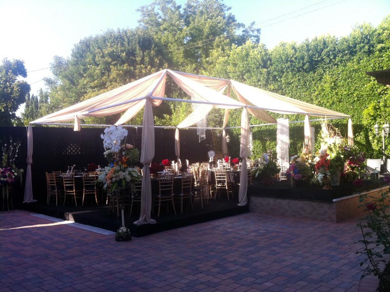 EVENT Table Rentals angeles Party Lighting Chair table wedding PRODUCTIONS:  los rentals STAR Tent  linens