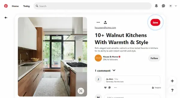 Pinterest Visual Search Tool