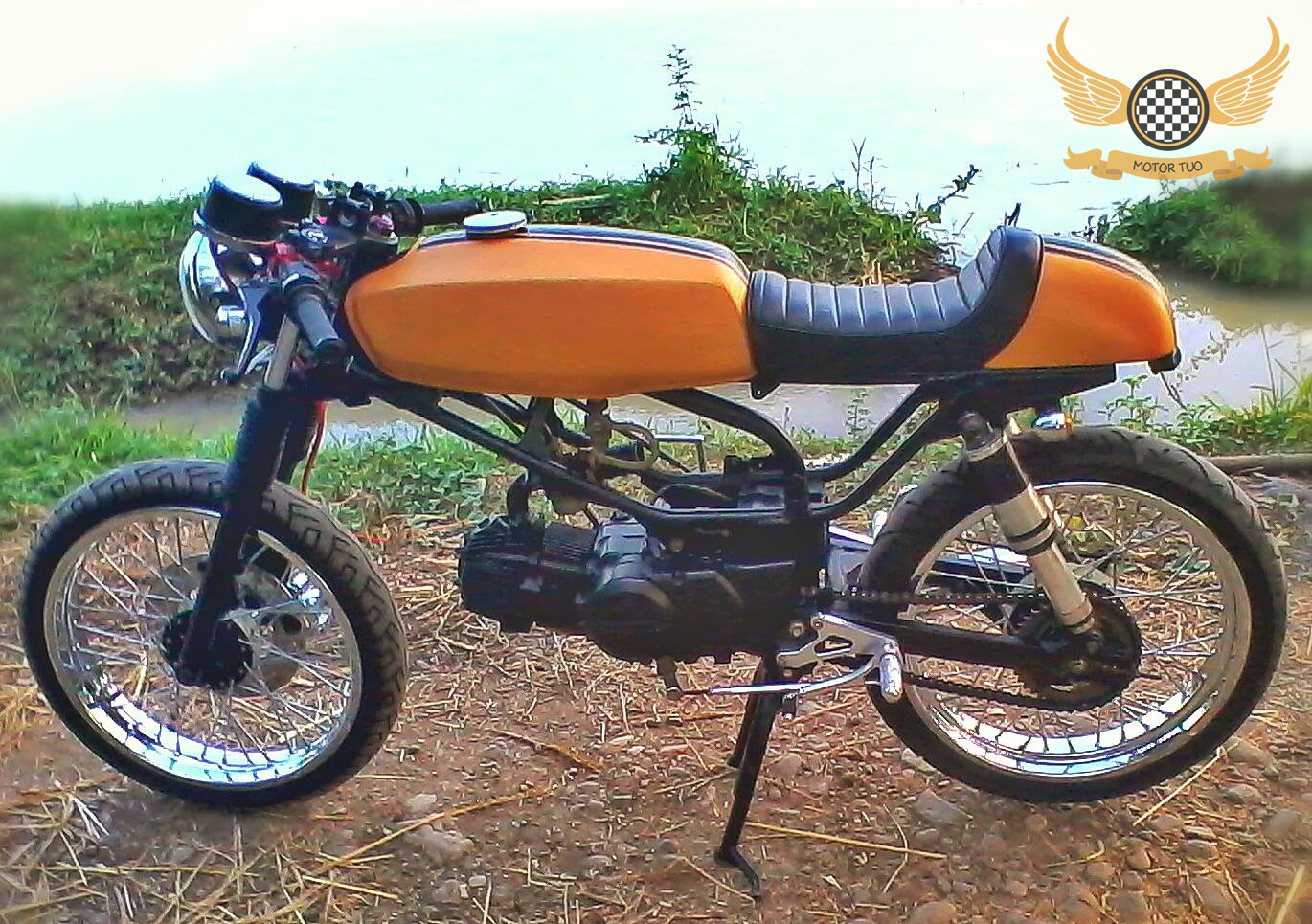 53 Kumpulan Modifikasi Honda Win Jadi Cafe Racer Modifikasi