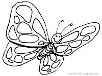 Free Butterfly Coloring Pages For Preschool