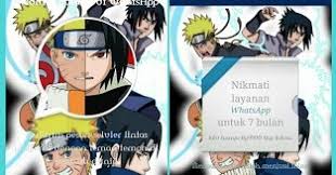 Download Whatsapp + Whatsapp2 Mod Apk Naruto Themes Versi Terbaru