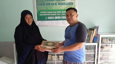 ASN PNS Dan PPPK Lingkup Pemprov CABDIS Wilayah V SMA/SMK Menyalurkan Bantuan Al Qur'an