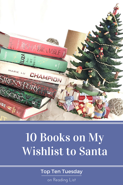 Top Ten Tuesday - My Wishlist for Santa on Reading List