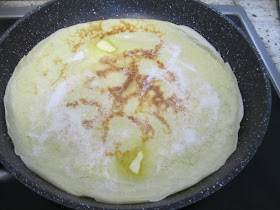 Pâte à crêpe allemande beurre sucre