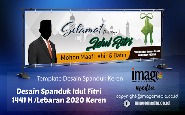 Desain Spanduk Idul Fitri Lebaran 2020 Keren