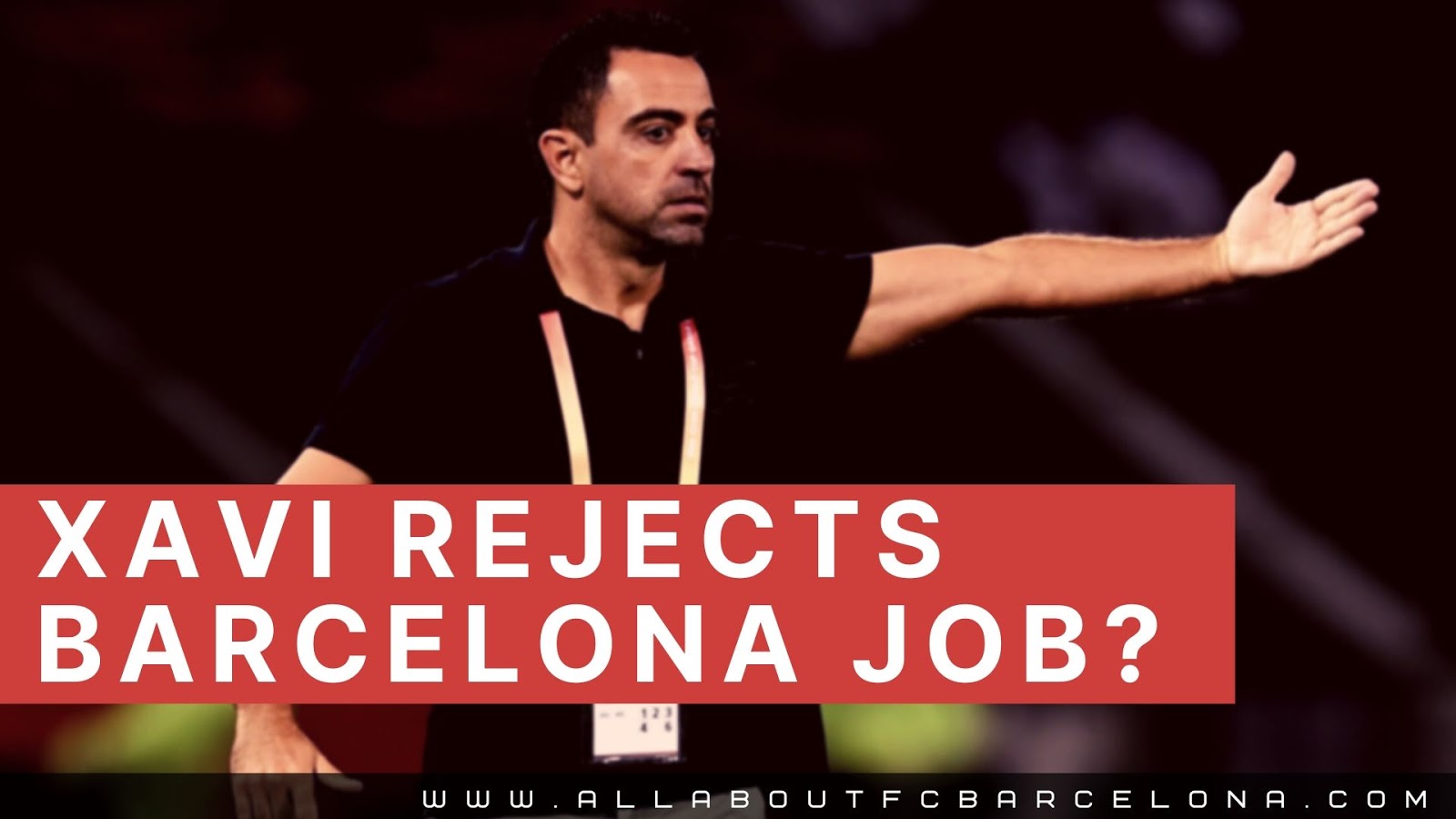 Xavi Says Not to Barca Job? May be Forever! #Barca #Xavi