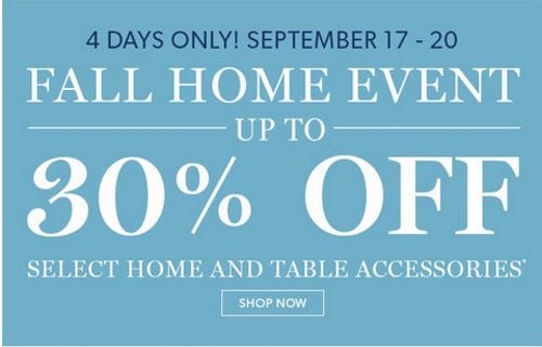 Chapters Indigo Fall Home Event Up To 30% Off 