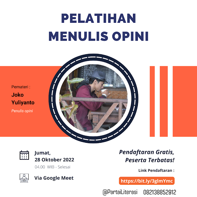 Pelatihan Menulis Opini - Partai Literasi