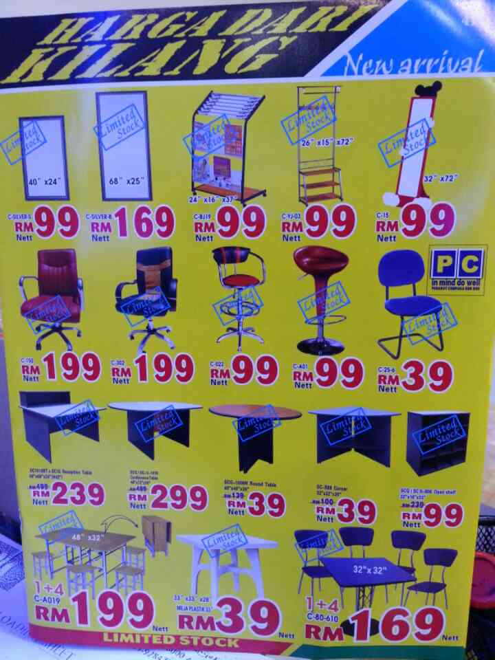 Perabot Cempaka sdn bhd New and latest promotions 