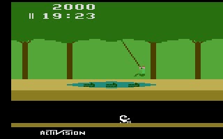 Pitfall jogo do Atari 2600 clássico de 1982