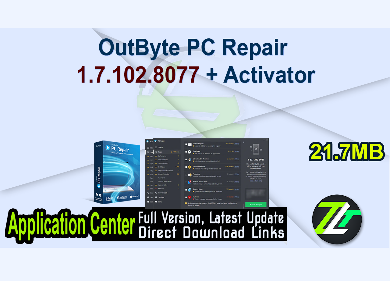 OutByte PC Repair 1.7.102.8077 + Activator