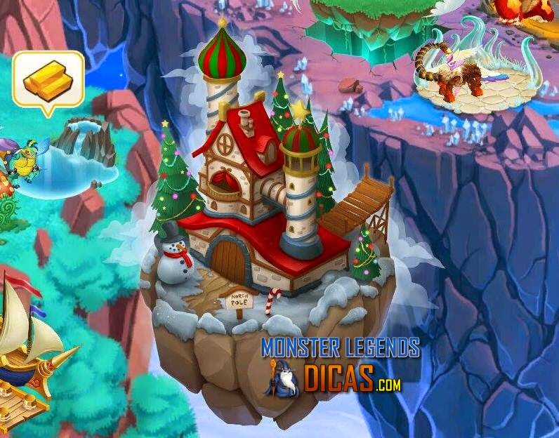 Ilha Natal no Monster Legends