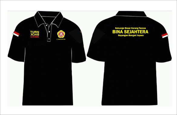 Desain Baju Karang Taruna - Seragam Karang Taruna Biru Dongker / Ukuran stempel karang taruna persegi panjang :